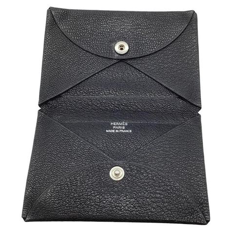 hermes calvi card holder black|Hermes calvi card holder review.